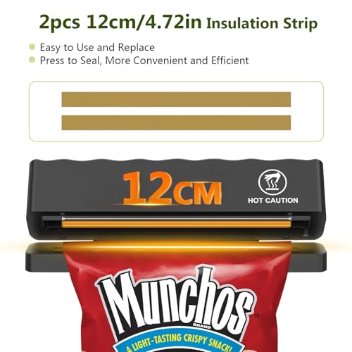 Mini Bag Sealer, Handheld Heat Sealer Machine, Portable Bag Resealer