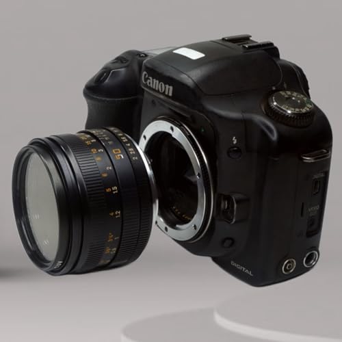 PHOLSY Lens Mount Adapter Compatible with Leica R Lens to Canon EF Camera Leica R to Canon EOS