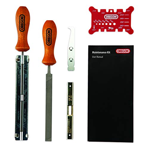 Professional Sharpening Set with Bag 91S 91SG 25ap 91VX 91VG – 4.0 mm – Oregon | For 1/4", 0.4" Flat Saw Chain (558488) Single