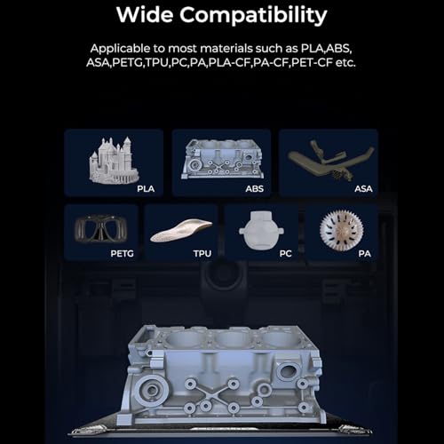 Creality K1C Texture PEI Build Plate Kit, 3D Printer Heat and Wear Resistance Textured PEI Spring Steel Plateform with Wipe Nozzle Design for K1C