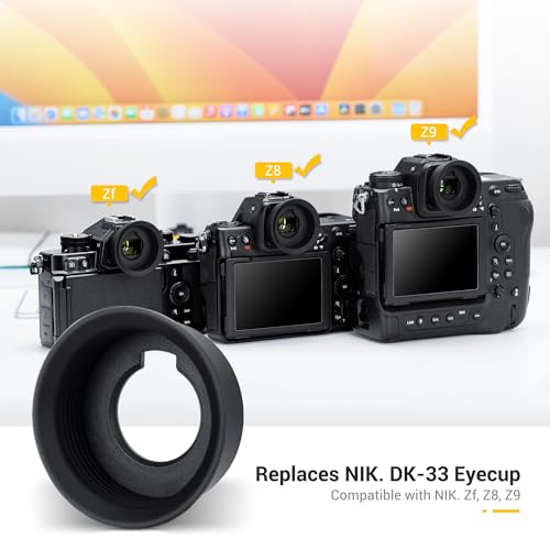 Extended Z9 Z8 Zf Eye Cup Replaces Nikon DK-33 Eyecup Eyepiece for Nikon Z9 Z8 Zf