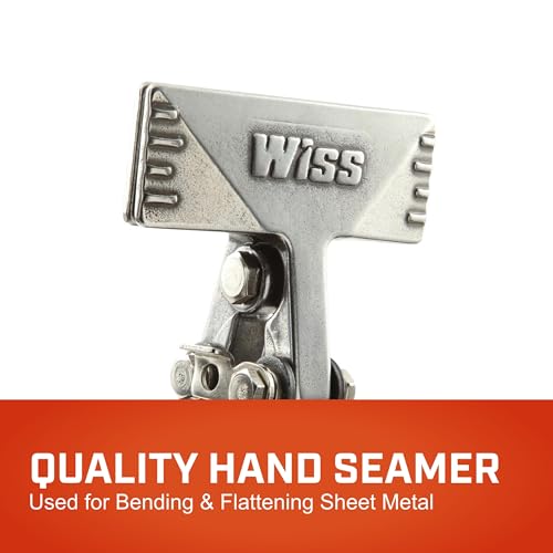Wiss Crescent 3-inch straight hand seamer for sheet metal work
