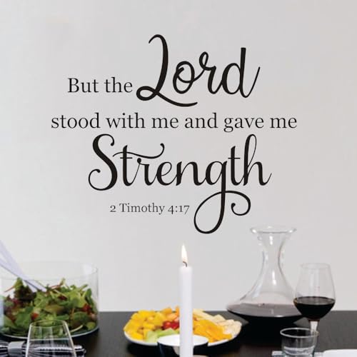 Bible Verse Wall Decal Motivational Wall Stickers for Bedroom Living Room Office Bathroom