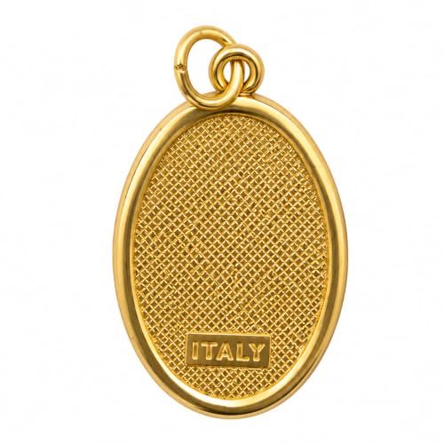 Westmon Works St Lucy Medal Gold-Tone Italian Metal with USA Made Holy Card