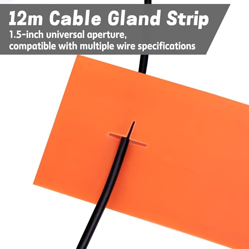 Nkiy Quen 39-foot electrical wire perforated strips for drywall, cable stripping tool set