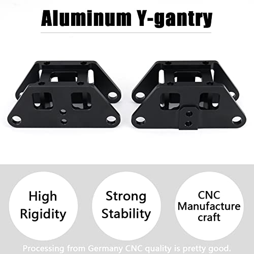 2 Pieces Aluminium Y-Gantry Feature 3D Printing Accessories for Ultra High Speed for VzBoT 3D Printers