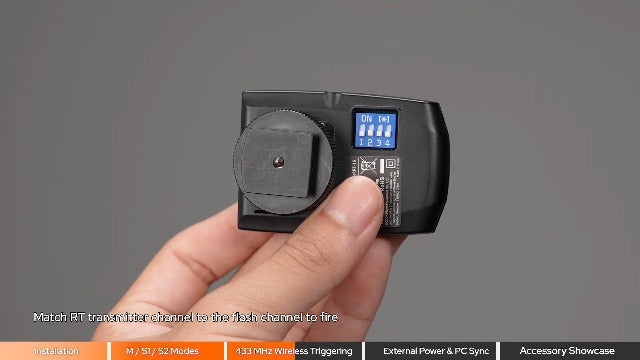 Godox TT520III Camera Flash, GN33 Hotshoe Flash with RT-16 Wireless Trigger