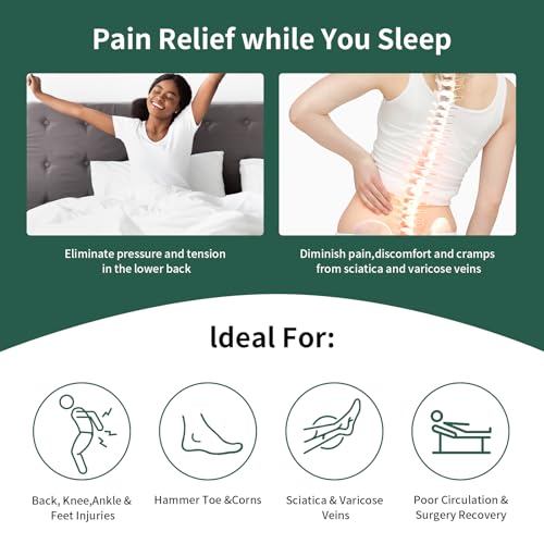 MABOZOO Knee Pillow for Side Sleepers Hip Pain,Between & Under Leg Pillows for Sleeping Side Sleeper,Down Alternative Pillow for Knee & Ankle Support,Sciatica & Back Pain Relief,Pregnancy Support New White 3 inch Thickness(13x26 in)