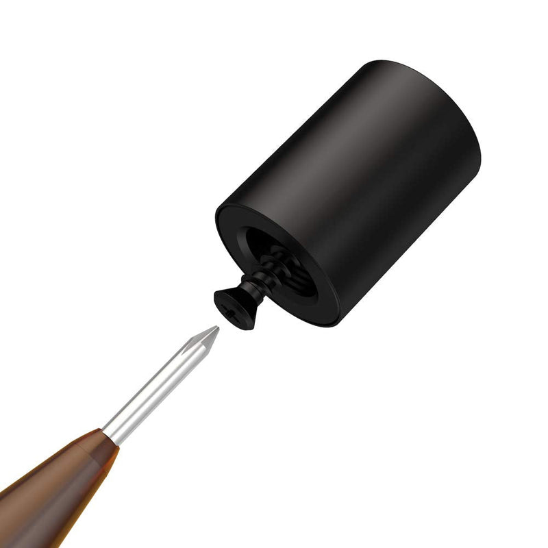 [Australia - AusPower] - LuckIn 20-Pack Standoff Screws (3/4 in. Dia x 1 in. L), Stainless Steel Standoff Mounting Hardware for Acrylic Signs, Black 3/4 x1 inch 