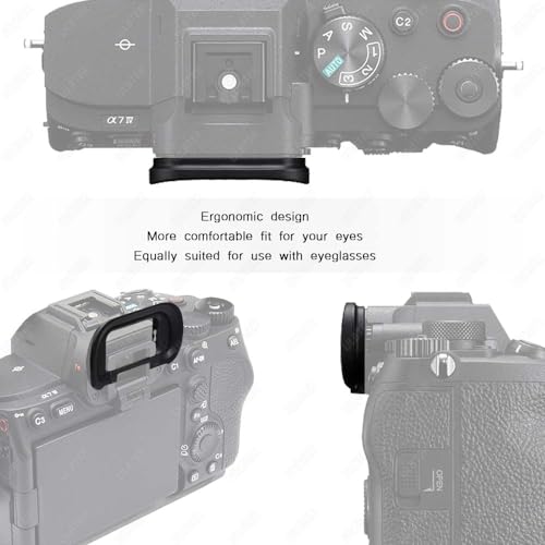 ULBTER Eyepiece Eyecup EP19 for Sony A7R V A7 IV A1 II A9 III A7S III -2Pcs Eyecup for Sony A1 II A7R V A7 IV A9 III A7S III