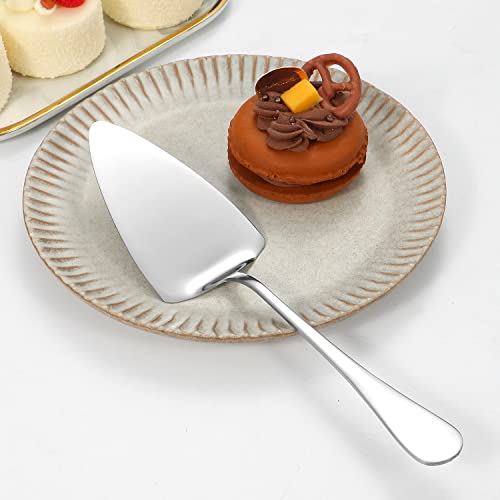 Stainless Steel Serving Utensils,8 Pcs Serving Set with Serving Spoons,Serving Fork,Soup Ladle,Lasagna Server,Pie Server,Polished Serving Utensil Set for Buffet Parties Home,Dishwasher Safe Silver 8 Pcs