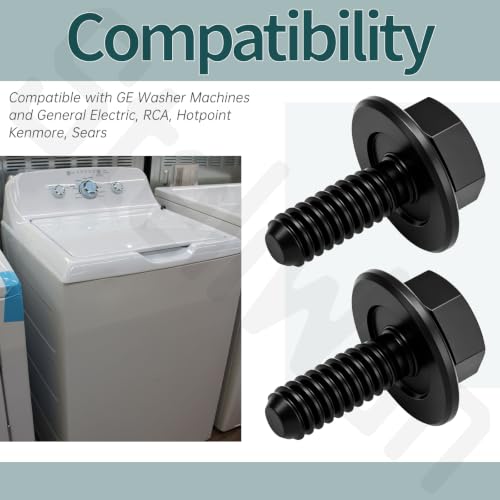 3 Pack WH02X24374 machine screws for GE washing machines by Stelrwan