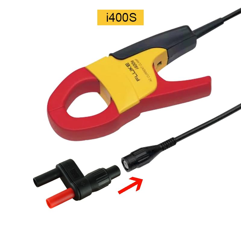 [Australia - AusPower] - ZIBOO PM9081 Dual Banana Plug to BNC Adapter Compatible with Fluke (PM9081 1set) 