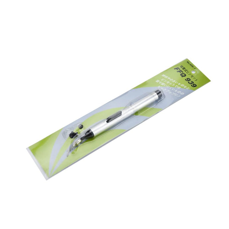 IC Chip Vacuum Suction Pen, Manual Vacuum Suction Pen Pick-up Tool for IC Chip SMD Electronics, Suction Pump Pickup Tool with 3 Suction Heads