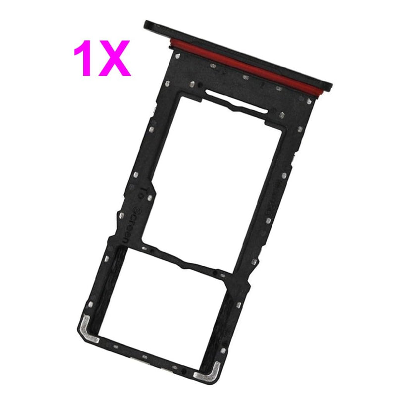 [Australia - AusPower] - Waterproof Sim Card Tray SD Card Holder Replacement for Samsung Galaxy A14 (5G) SM-A146U A146U1 S146VL with Water Proof Rubber Seal USA Version - Black 