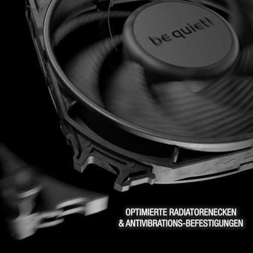 be quiet! Silent Wings 4 140 mm PWM Fan, Optimised Fan Blades, Exceptionally High Performance, Maximum Air Pressure, Almost Inaudible, 6-Pin Fan Motor, Fluid Dynamic Bearing black