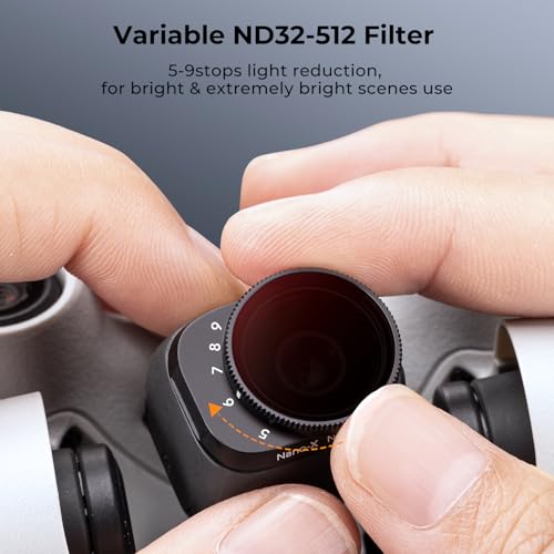 K&F Concept Mini 3 Pro Variable ND32-512 (5-9 Stop) ND Filter Compatible with DJI Mini 3 Pro, 28 Multi-Coated Mini 3 Pro Accessories