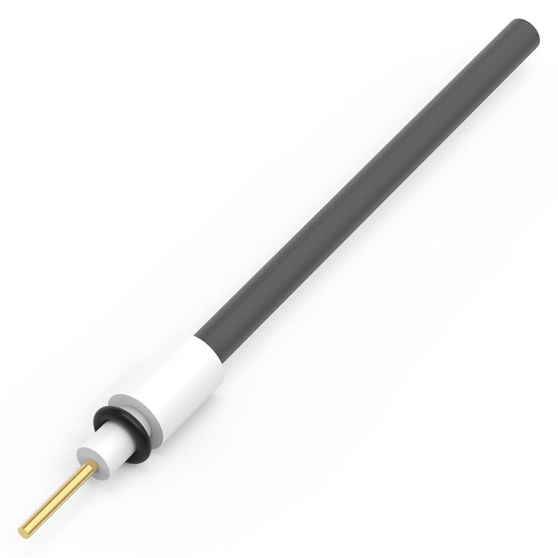 [Australia - AusPower] - Graphite Rod Electrode, 99.95% Purity Graphite Electrode Cathode Working Electrode with PTFE Adapter for Electrolytic Cell, 6 mm Diameter, 90 mm Length 6 x 90 mm 