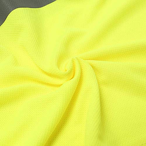 L&M® Hi Vis T Shirt ANSI Class 3 Reflective Safety Lime Orange Short Long Sleeve HIGH Visibility XX-Large