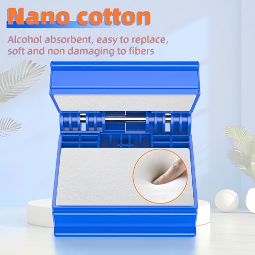 Fiber Optic Core Wiping Clip FTTH Cleaning Tool Glass Fiber Cleaner