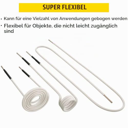 VEVOR Induction Heating Coil Set, 8 Pieces, Heat Resistant Induction Heating Tool with Flexibility and Long Life for Removing Rusty Screws and Nuts