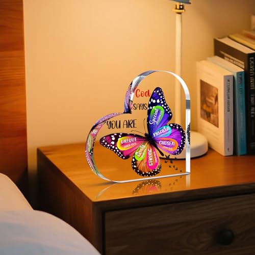Christian Gifts for Women Butterfly Inspirational Religious Gifts for Mom