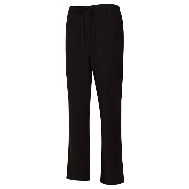 [Australia - AusPower] - M&M SCRUBS Women's Breathable Cool Stretch Fabric Scrub Top and cargo Pant Set Black XX-Large 
