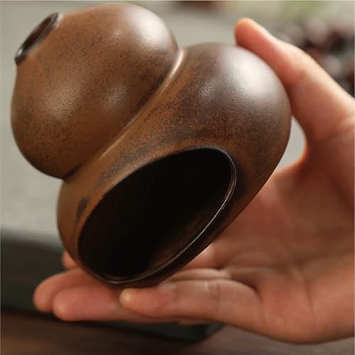 Gourd Incense Burner - Elegant Ceramic Smudge Bowl & Sage Holder for Spiritual Space Cleansing, Focused Meditation, Yoga Practice and Peaceful Home Ambiance gourd