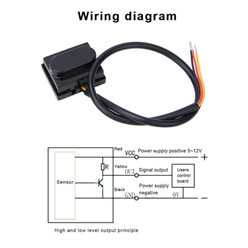 Non-Contact Photoelectric Infrared Sensor, 5-12V Optical Proximity Sensor XKC 001A T-Z12 for Smart Home and Measuring Devices