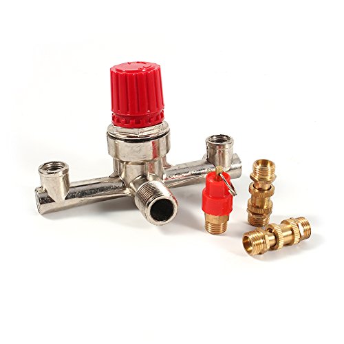 Air Compressor Regulator Valve Double Outlet Zinc Alloy Base Part for Switch