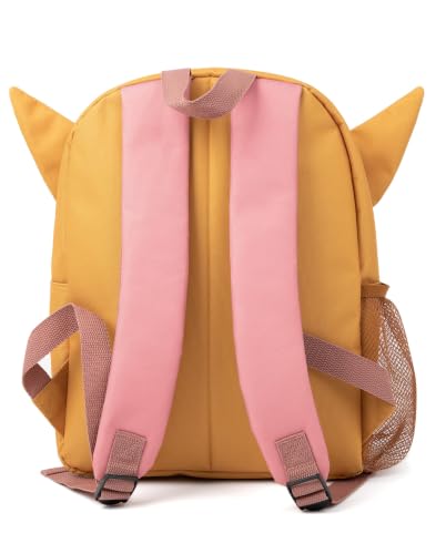 Pokémon Eevee Kids 4 Piece Backpack Set Brown Pink Rucksack Lunch Bag Pencil Case Water Bottle School Accessories Bundle