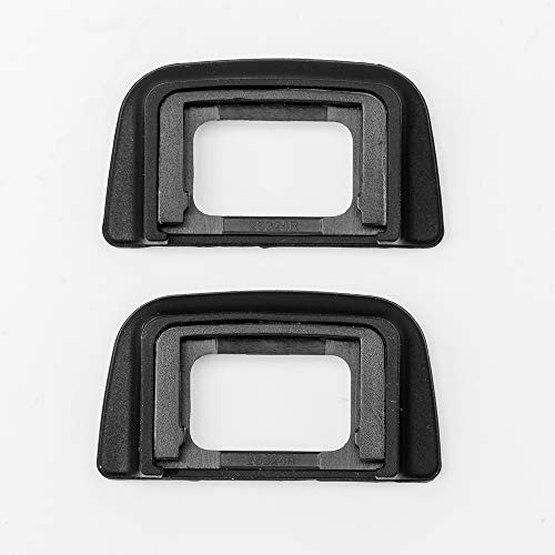 Eyecup,Sedremm Camera DK-20 Eyecup Replacement Eyepiece for Nikon D5500 D5300 D3400 D3300 F65 F75 D40 D50 D60 D70s D5100 D3200 D3100, 2 Pack