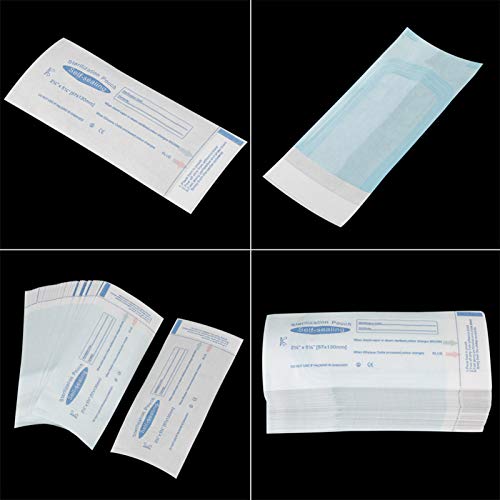 Pack of 200 Sterilization Bags, Self-Sealing Sterilization Autoclave Bags for Dental Tools, Dental Self-Sealing Sterilization Bag
