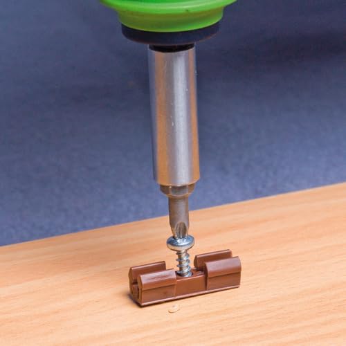 KNAPP sKLICK screw-on dovetail connectors, 100-piece joinery hardware set