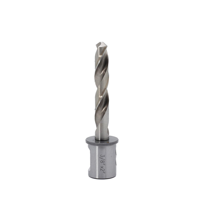 OSCARBIDE 3/8" x2 Annular Cutter,3/4 inch Weldon Shank,3/8 inch Cutting Diameter,2 inch Depth of Cut,2 Flat Mag Drill Bit for Magnetic Drill Press,1 Piece