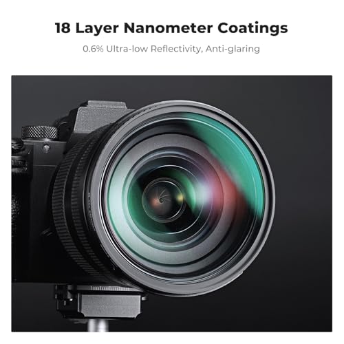 K&F CONCEPT 55mm Black Diffusion 1/4 & 1/8 Filters Kit