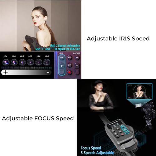 PHOLSY Camcorder Remote Wireless Camcorder Remote Control with LANC Remote