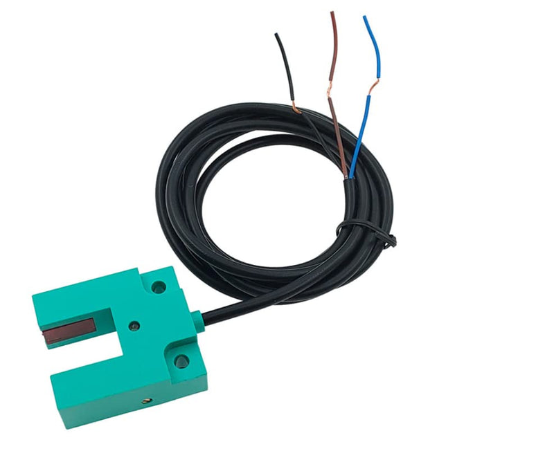 Fork Light Barrier 6 to 36 Volt NO PNP Detection Range 15 mm U-Photoelectric Light Sensor (15 mm - PNP NO) 15 mm - PNP NO