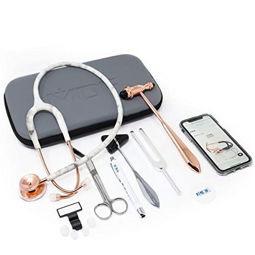 MDF Instruments Stethoscope Hard Shell Transport Case Suitable for MD One and Acoustica Stethoscopes, Reflex Hammers, Sphygmomanometers, Doctors and Nurses Accessories (MDFSCM12)