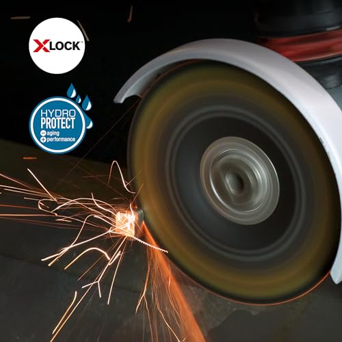 RHODIUS XT38 X-LOCK Metal Cutting Disc 125mm x 1.0mm x 22.23mm (Pack of 25) | For stainless steel and steel, made in Germany, fast and precise cuts, long service life, for X-LOCK angle grinders Pack of 25 125 x 1.0 X-LOCK