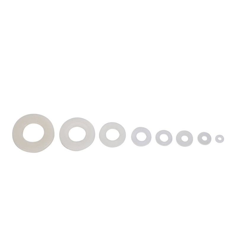 [Australia - AusPower] - Eowpower 270Pcs 8 Sizes Nylon Metric Sealing Washers Assortment Set 
