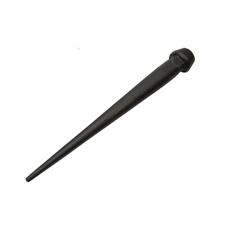 [Australia - AusPower] - Klein Tools 3256TT Broad-Head Bull Pin, Made in USA, Forged, Heat-Treaded Steel With Black Finish and Tether Hole, 1-1/16-Inch Broad Head 1-1/6-Inch x 10-Inch 