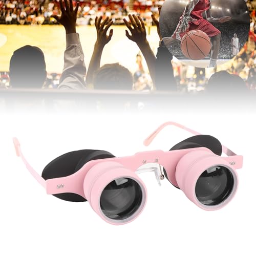 10X Binocular Glasses Professional, HD Portable Fishing Binoculars, Comfortable Wearable Polarized Glasses for Concerts Theater Opera Bird Watching Sports