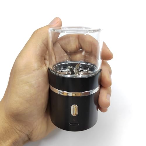 Upgraded Mini Electric Grinder Spice Smart Herb 400 mAh with 50ml Jar,Easy to Carry(Grinder) small