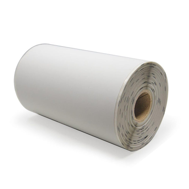 LabelValue LV-LD-R4AW5BPOLY 4" x 6" Poly Shipping Labels for Zebra Mobile Printers, Direct Thermal Polypropylene, Perforated, Black Mark, 105 Labels per Roll, 3/4" Core
