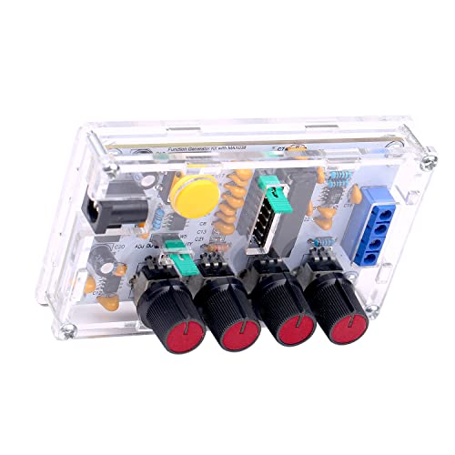 MAX038 Signal Generator DIY Kit 1Hz ~ 20MHz Function Generator High Speed Operational Amplifier Generator Sine/Triangle/Rectangle/Sawtooth