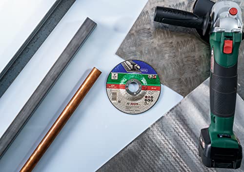 Bosch Home and Garden 5 Pieces Cutting Disc (for Metal, Suitable for Hand-held Angle Grinders with a Diameter of Cutting Discs of 125 mm, Accessories Angle Grinder) (5 Stück) 1er Pack