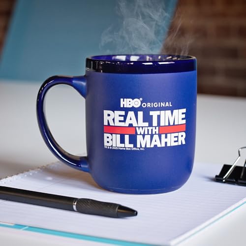 HBO Real Time with Bill Maher Season 23 Ceramic Mug, 16 oz. Coffee Cup - Officially Licensed