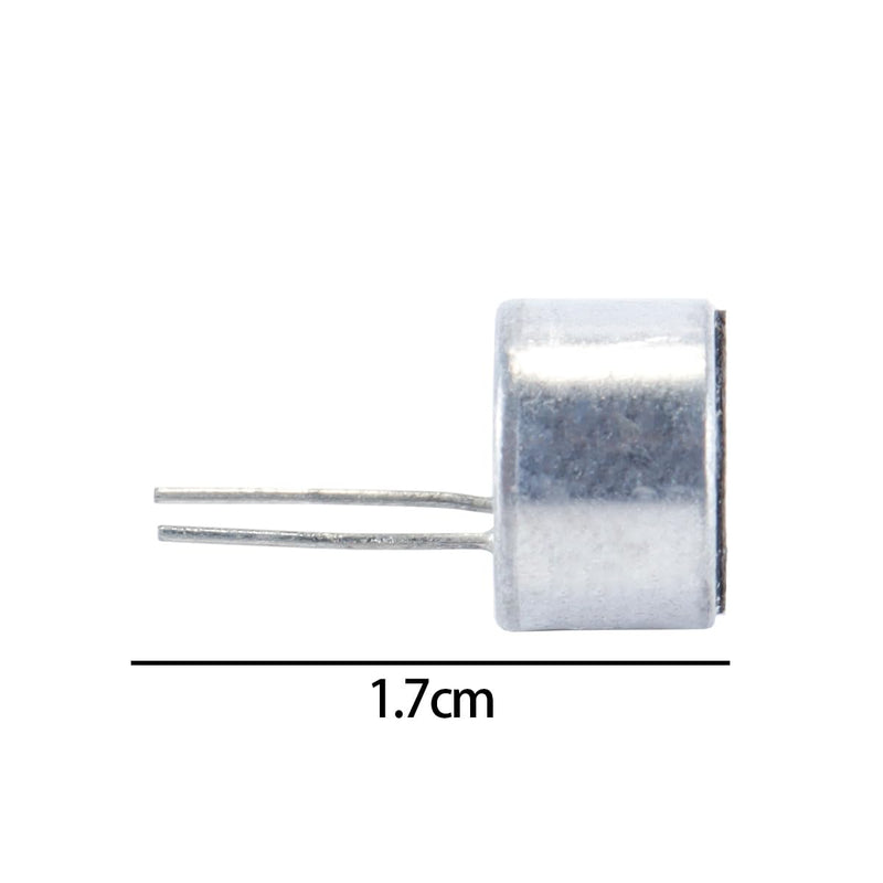 zalati 9767P Microphone Head with Needle 10 mm Cylindrical Body MIC Microphone 9 x 7 mm MIC Electret Capacitor Pickup Pack of 10