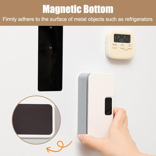 Mini Bag Sealer, Portable Package Resealer with Back Magnet & Hidden Cutter, 6 Modes, Automatic Air Sealing Machine for Plastic Snack Storage Black